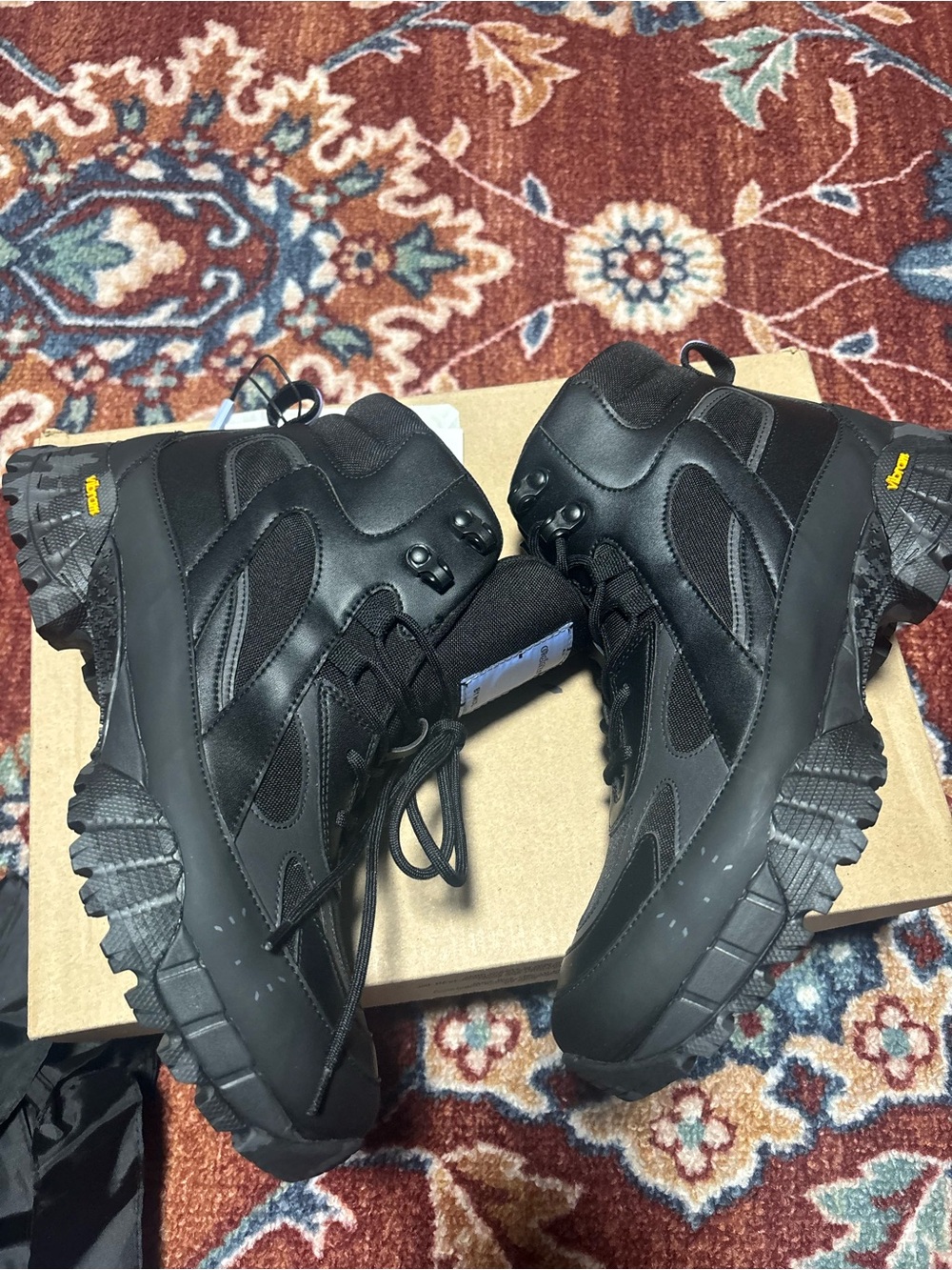 MCQ by Alexander Mac Queen Men’s Black   GR9 Grow up boots size euro 42